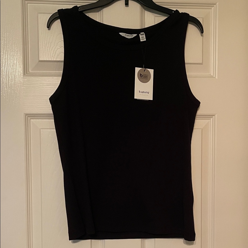 Elegant Black Tank Top by